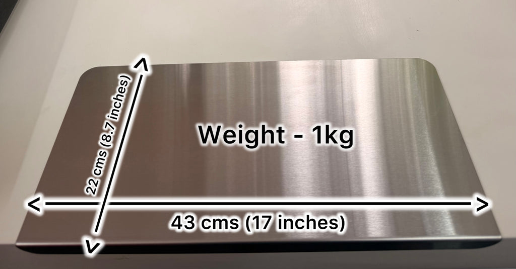 CHOPPING BOARD - RUST FREE STAINELESS STEEL