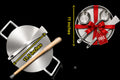 11.5 Inch Double Handle Fully Seasoned Dosa Pan + Spatula (అట్లకాడ)+ (FREE) Magic Wand